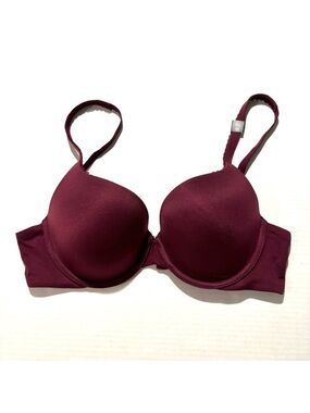 Victoria’s secret Body‎ by Victoria Perfect Shape bra Maroon size 34D NWOT